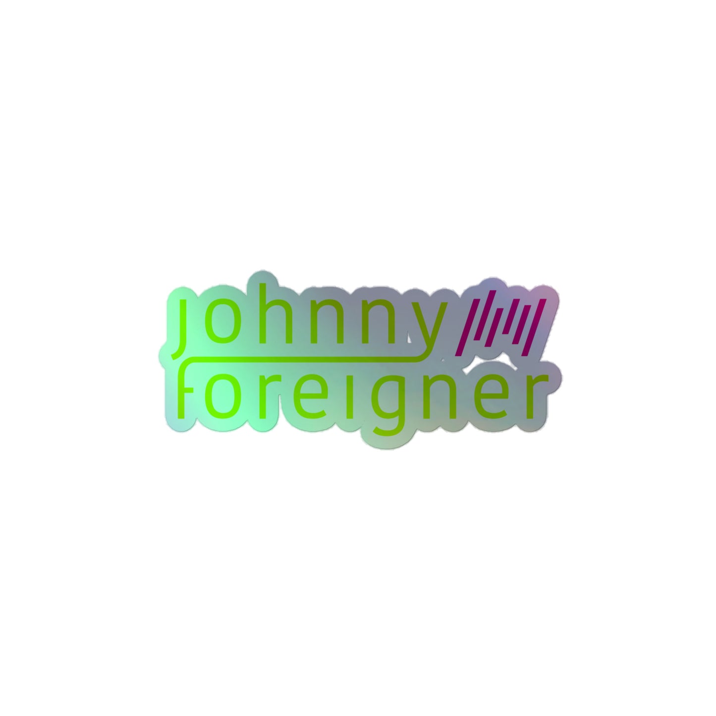 JFG - Holographic Logo Sticker